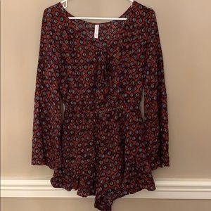 xhilaration Patterned Romper
